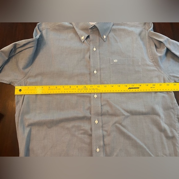 Southern Tide Men’s Blue Button Down Shirt - Medium - Picture 3 of 9